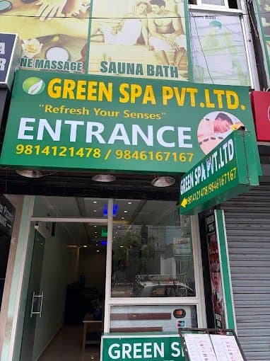Green Spa Pokhara storefront entrance Lakeside Pokhara
